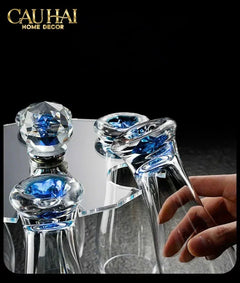 Maison Couture - Set 6 Ly Bia Thuỷ Tinh Oceanami & Cristalleries Stemware Rack 320Ml-LY THỦY TINH-CẬU HAI HOME DECOR