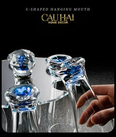 Maison Couture - Set 6 Ly Bia Thuỷ Tinh Oceanami & Cristalleries Stemware Rack 320Ml-LY THỦY TINH-CẬU HAI HOME DECOR