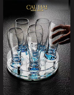 Maison Couture - Set 6 Ly Bia Thuỷ Tinh Oceanami & Cristalleries Stemware Rack 320Ml-LY THỦY TINH-CẬU HAI HOME DECOR
