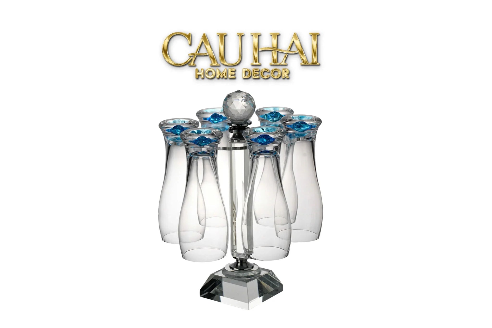 Maison Couture - Set 6 Ly Bia Thuỷ Tinh Oceanami & Cristalleries Stemware Rack 320Ml-LY THỦY TINH-CẬU HAI HOME DECOR