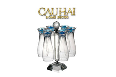 Maison Couture - Set 6 Ly Bia Thuỷ Tinh Oceanami & Cristalleries Stemware Rack 320Ml-LY THỦY TINH-CẬU HAI HOME DECOR