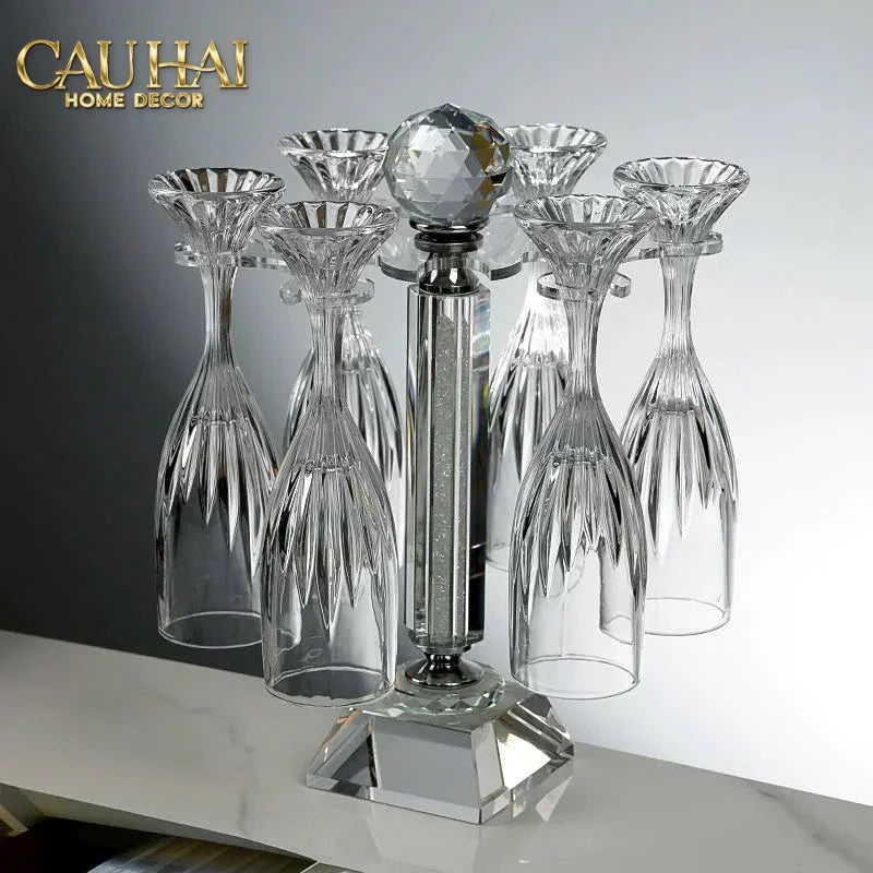 Maison Couture - Set 6 Ly Pha Lê Champane Facetté Éclat Cristalleries Champagne Glasses 170ml-LY THỦY TINH-CẬU HAI HOME DECOR