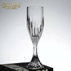 Maison Couture - Set 6 Ly Pha Lê Champane Facetté Éclat Cristalleries Champagne Glasses 170ml-CẬU HAI HOME DECOR