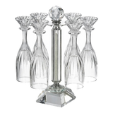 Maison Couture - Set 6 Ly Pha Lê Champane Facetté Éclat Cristalleries Champagne Glasses 170ml-LY THỦY TINH-Đối tác tại Trung Quốc theo từng đơn đặt hàng-CẬU HAI HOME DECOR