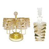 Maison Couture - Set Bình Rượu Whiskey Pha Lê Glorious Diamant Facetté-BÌNH RƯỢU-Đối tác tại Trung Quốc theo từng đơn đặt hàng-CẬU HAI HOME DECOR