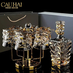 Maison Couture - Set Bình Rượu Whiskey Pha Lê Glorious Diamant Facetté-BÌNH RƯỢU-CẬU HAI HOME DECOR