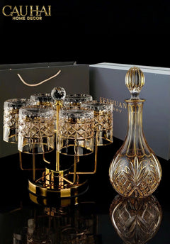 Maison Couture - Set Bình Rượu Whiskey Pha Lê L'Éclat De Louis-BÌNH RƯỢU-CẬU HAI HOME DECOR