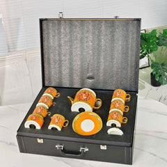 Maison Couture - Set Bình Trà 15 Món V Class Medusa Amplified Coin - Burnt Orange Édition 15pcs-SET BÌNH TRÀ-CẬU HAI HOME DECOR