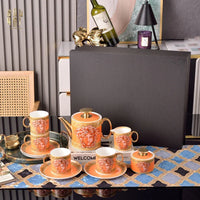Maison Couture - Set Bình Trà 15 Món V Class Medusa Amplified Coin - Burnt Orange Édition 15pcs-SET BÌNH TRÀ-CẬU HAI HOME DECOR