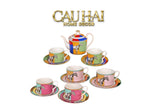 Maison Couture - Set Bình trà 6 tách H Class Signature Serpentine Équestre 13pcs Tea Set-SET BÌNH TRÀ-CẬU HAI HOME DECOR