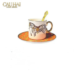 Maison Couture - Set Bình Trà 6 Tách La Selle Royale H Class Tea Set Orange Harnais 19pcs-SET BÌNH TRÀ-CẬU HAI HOME DECOR