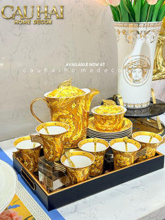 Maison Couture - Set Bình Trà / Cà Phê 15pcs Signature V Class Barocco Gold Spéciale Tea/Coffee Set-CẬU HAI HOME DECOR