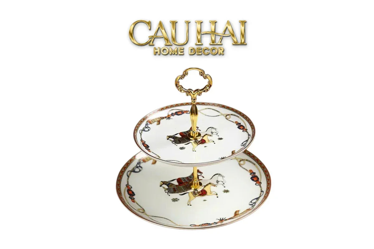 Maison Couture - Set Bình Trà Cà Phê Oriental Équestre Héritage Tea & Coffee Set | 15pcs-SET BÌNH TRÀ-Đối tác tại Trung Quốc theo từng đơn đặt hàng-CẬU HAI HOME DECOR