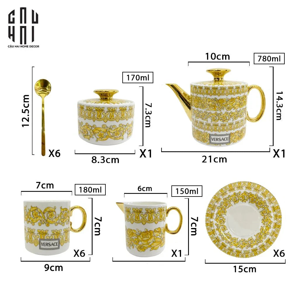 Maison Couture - Set Bình Trà Medusa V Class Atélier Rhapsody Tea Set 21Pcs-SET BÌNH TRÀ-CẬU HAI HOME DECOR