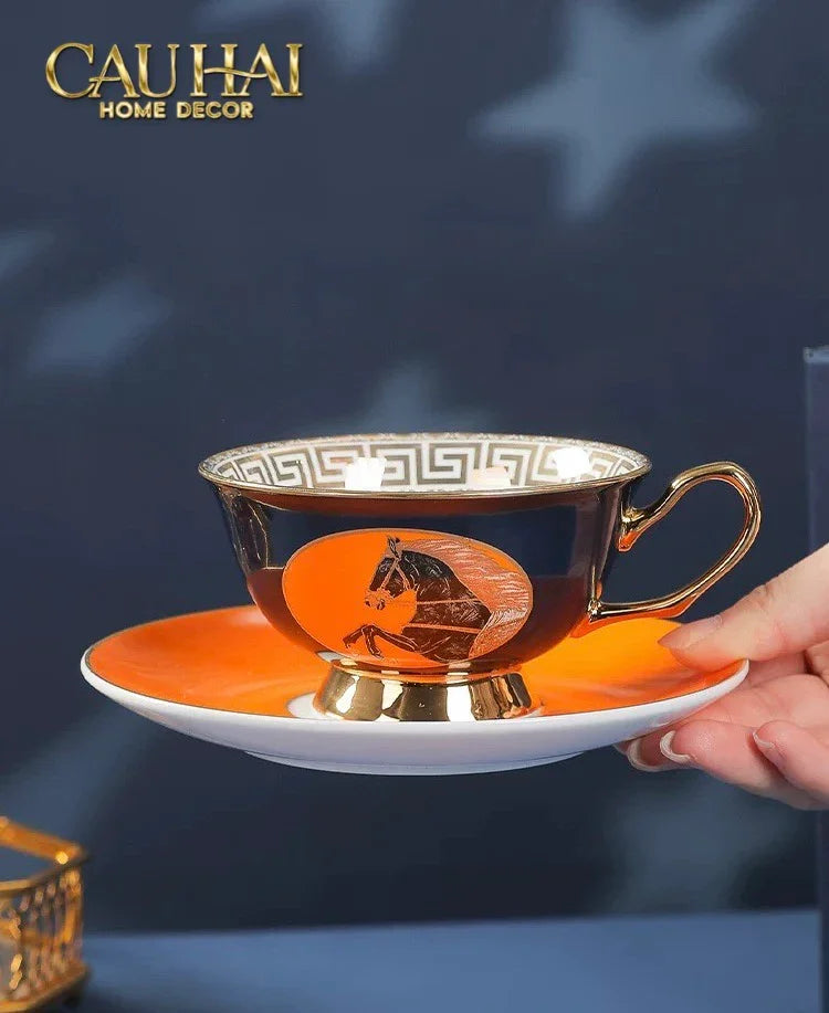 Maison Couture - Set Bình Trà Regal Legendary Impérial Noble Équestre Tea Set 15pcs-BỘ BÌNH TRÀ-CẬU HAI HOME DECOR-CẬU HAI HOME DECOR
