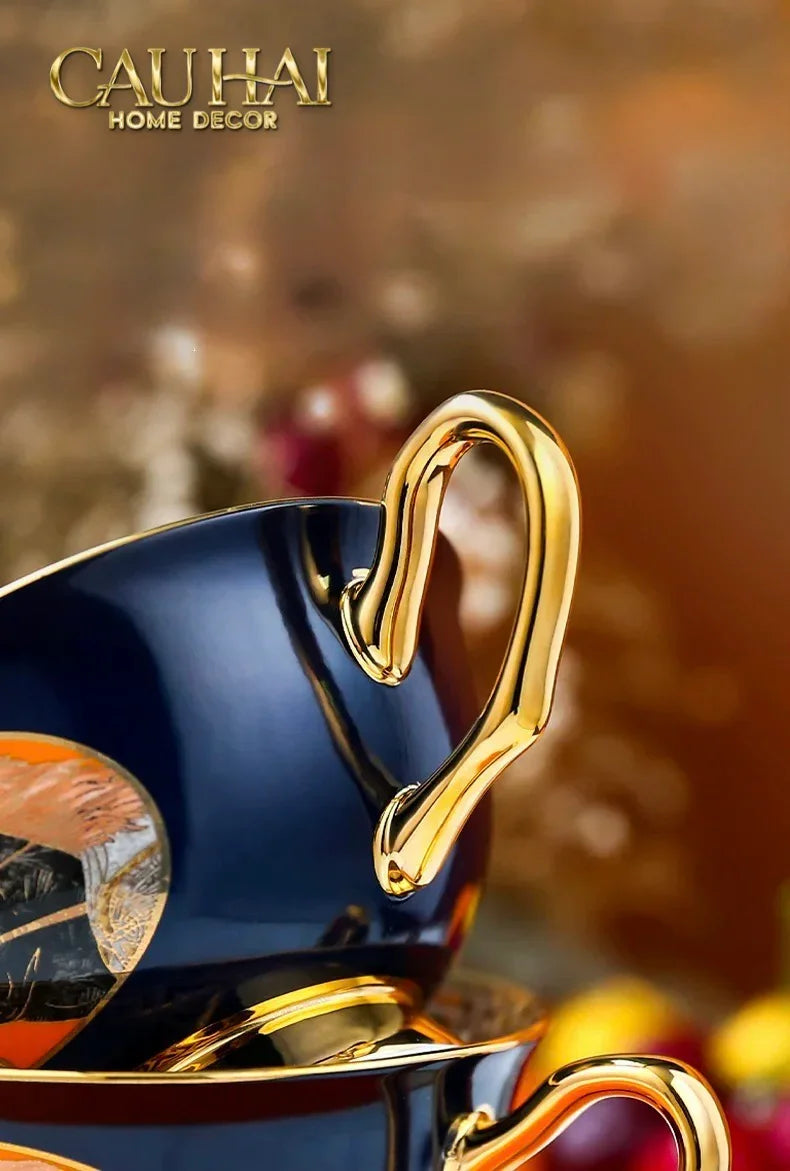 Maison Couture - Set Bình Trà Regal Legendary Impérial Noble Équestre Tea Set 15pcs-BỘ BÌNH TRÀ-CẬU HAI HOME DECOR-CẬU HAI HOME DECOR