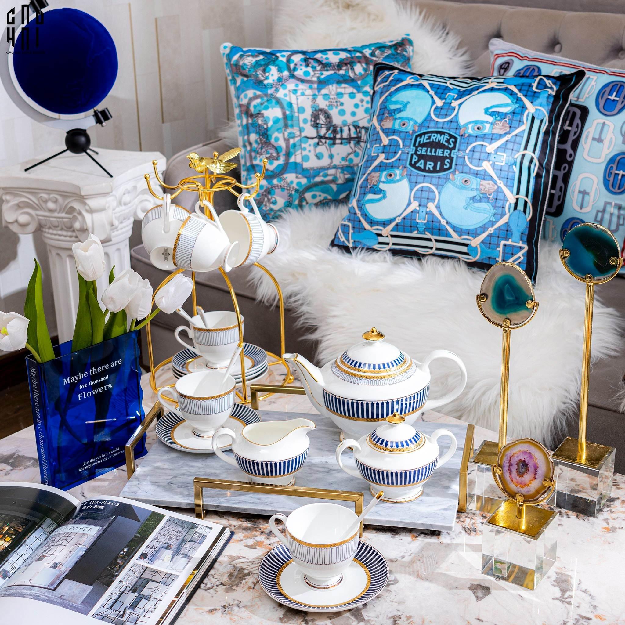 Maison Couture - Set Bình Trà Royal Dynasty 21 Pcs Ss25-CẬU HAI HOME DECOR