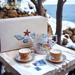 Maison Couture - Set Bình Trà. Ginori Labirito Verde Héritage Tea Set 5 Pcs Giftbox-CẬU HAI HOME DECOR