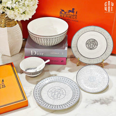 Maison Couture - Set Chén Dĩa 1 Người - Le Gris D'Héritage Mosaique H Class 6Pcs-SET CHÉN DĨA-CẬU HAI HOME DECOR