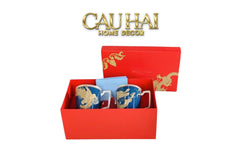 Maison Couture - Set Chén Dĩa Bàn Ăn Long Phụng Eternal Ascendant Tableware Collection-SET BÌNH TRÀ-CẬU HAI HOME DECOR