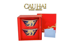 Maison Couture - Set Chén Dĩa Bàn Ăn Long Phụng Eternal Ascendant Tableware Collection-SET BÌNH TRÀ-CẬU HAI HOME DECOR