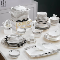 Maison Couture - Set Chén Dĩa Kingston Refined Manner Allure 60Pcs-CẬU HAI HOME DECOR