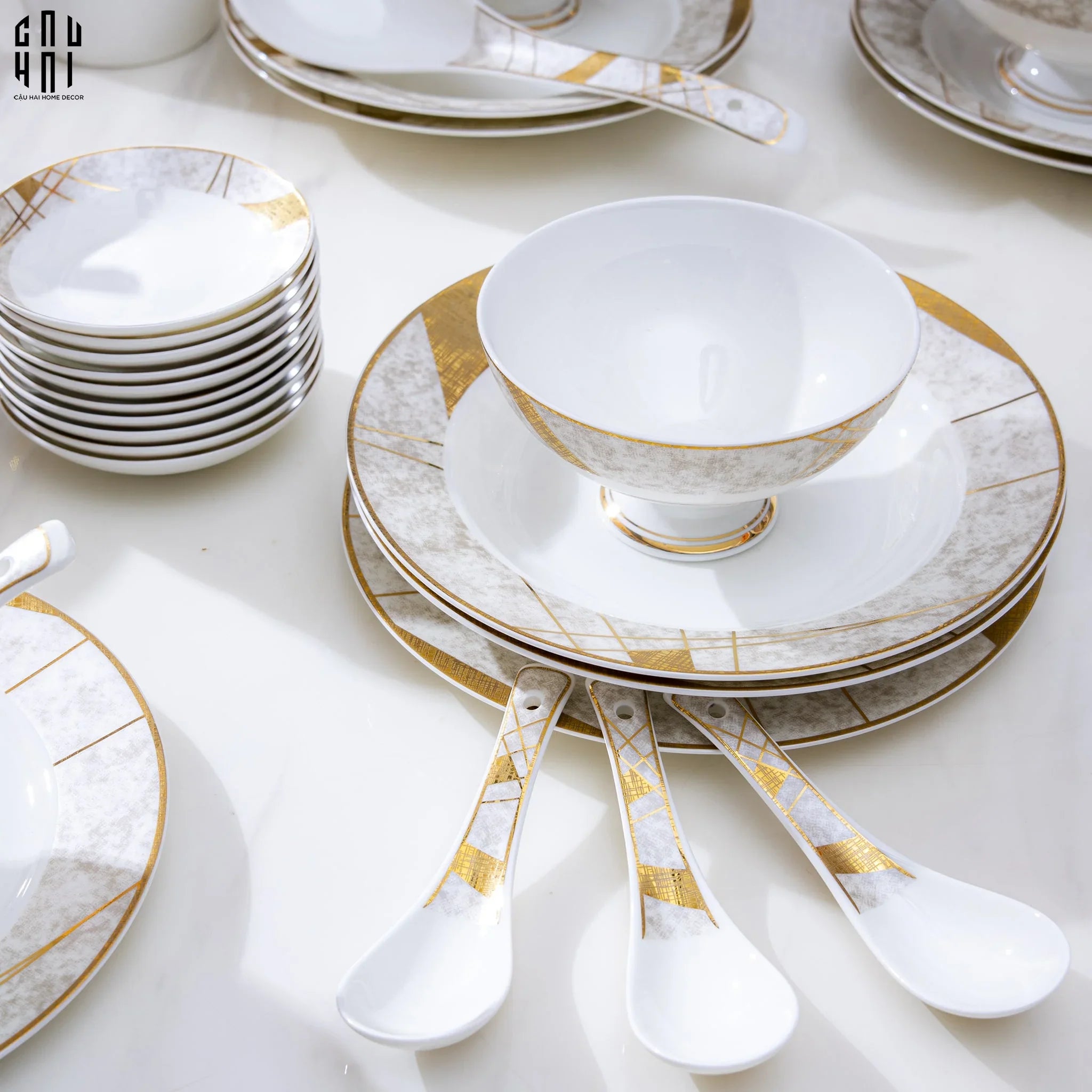 Maison Couture - Set Chén Dĩa L'Éclat Royal 60Pcs-CẬU HAI HOME DECOR