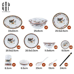 Maison Couture - Set Chén Dĩa Legacy Premium 56Pcs-CẬU HAI HOME DECOR