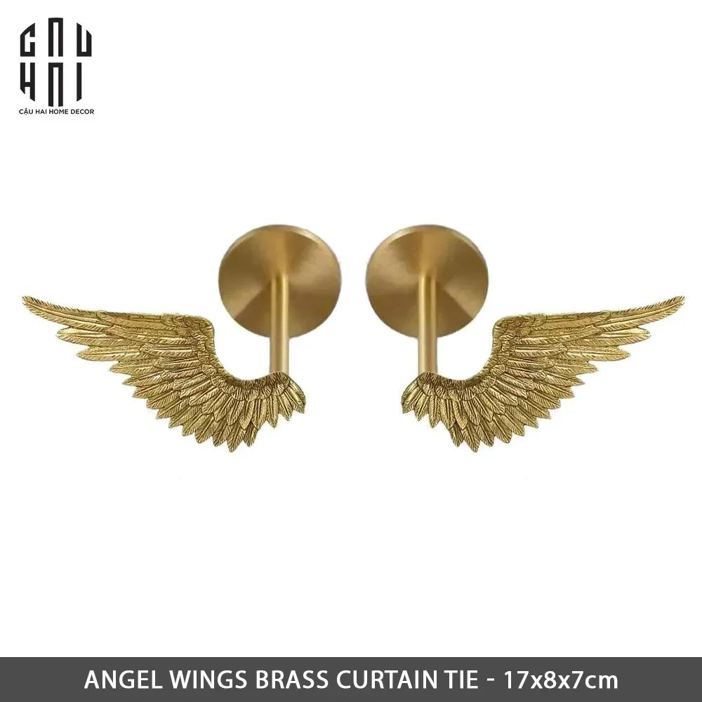 Maison Couture - Set Cột Màn Đồng Brasson Angel Wings Brass Curtain Holdbacks-CẬU HAI HOME DECOR