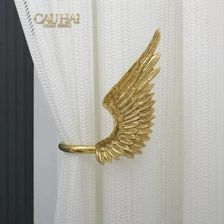 Maison Couture - Set Cột Màn Đồng Brasson Angel Wings Brass Curtain Holdbacks-CẬU HAI HOME DECOR