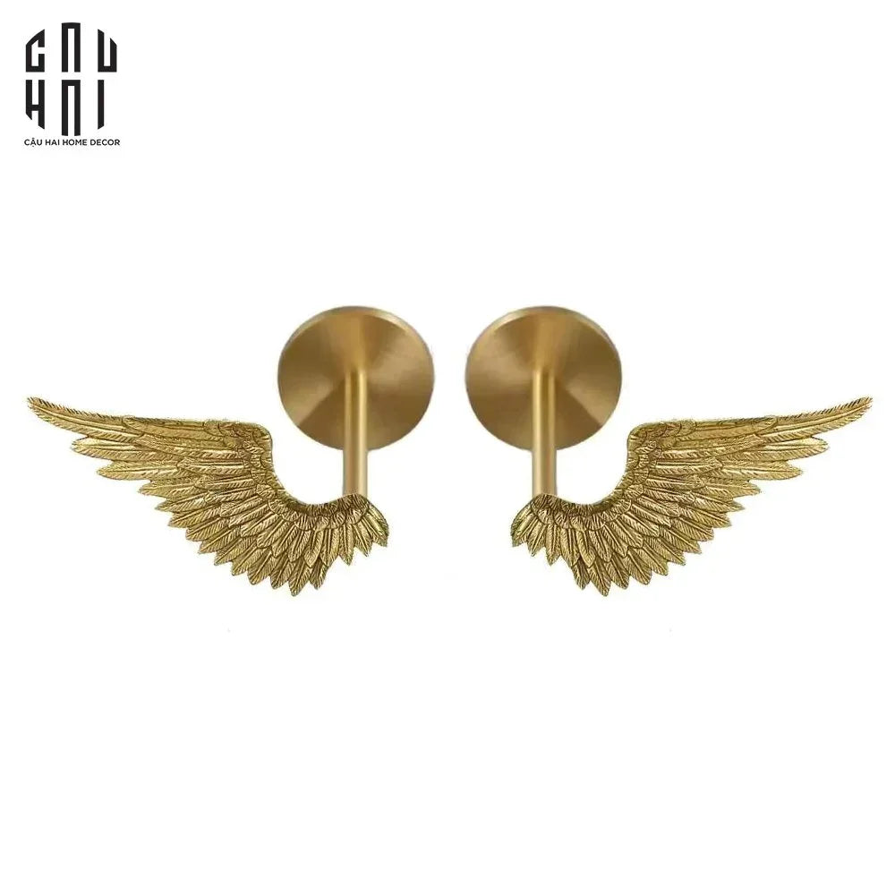 Maison Couture - Set Cột Màn Đồng Brasson Angel Wings Brass Curtain Holdbacks-CẬU HAI HOME DECOR