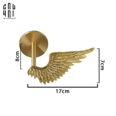 Maison Couture - Set Cột Màn Đồng Brasson Angel Wings Brass Curtain Holdbacks-RÈM & MÀN CHE-CẬU HAI HOME DECOR