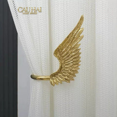 Maison Couture - Set Cột Màn Đồng Brasson Angel Wings Brass Curtain Holdbacks-RÈM & MÀN CHE-CẬU HAI HOME DECOR