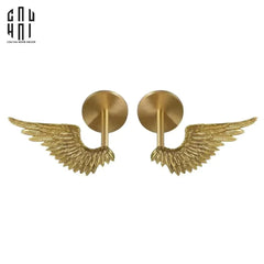Maison Couture - Set Cột Màn Đồng Brasson Angel Wings Brass Curtain Holdbacks-RÈM & MÀN CHE-CẬU HAI HOME DECOR