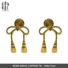 Maison Couture - Set Cột Màn Đồng Brasson Royal Bows Curtain Tieback 2Pcs-CẬU HAI HOME DECOR