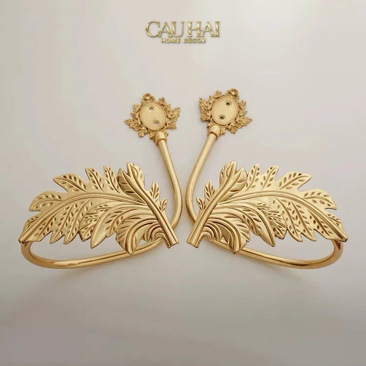Maison Couture - Set Cột Màn Đồng - Golden Barocco Curtain Holdbacks-CẬU HAI HOME DECOR