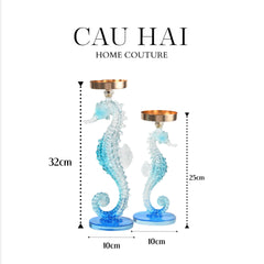 Maison Couture - Set Đế Nến Seahorse Duo-ĐẾ NẾN-CẬU HAI HOME DECOR