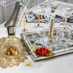 Maison Couture - Set Decanter Pha Lê Hilton Premium 660Ml-BÌNH RƯỢU-CẬU HAI HOME DECOR