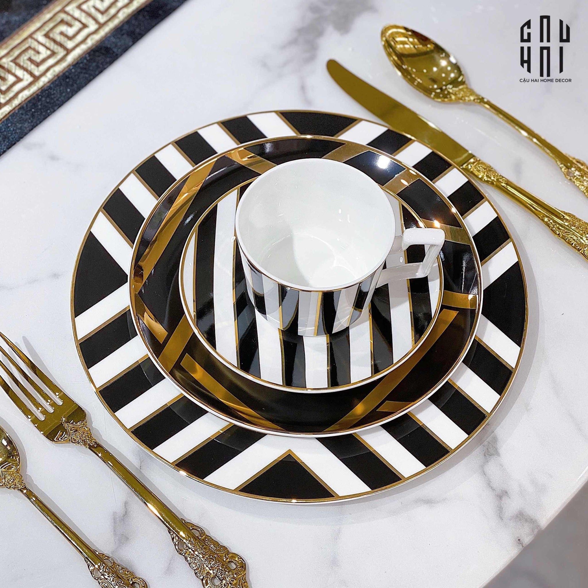 Maison Couture - Set Đĩa Âu 4 pcs - Harley Allure Banquet Set-CẬU HAI HOME DECOR