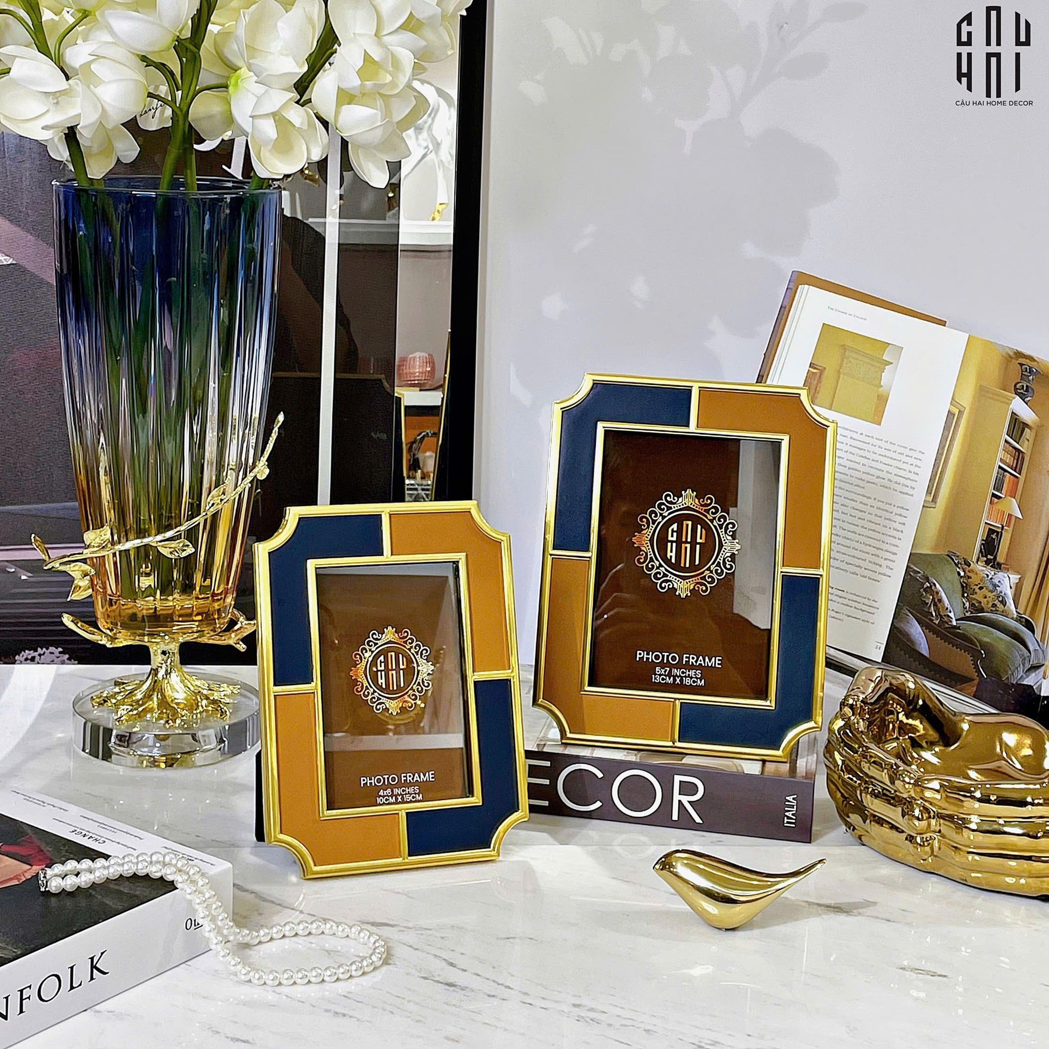 Maison Couture - Set Khung Ảnh Da Leather Atélier Allure Iconique-KHUNG ẢNH-CẬU HAI HOME DECOR
