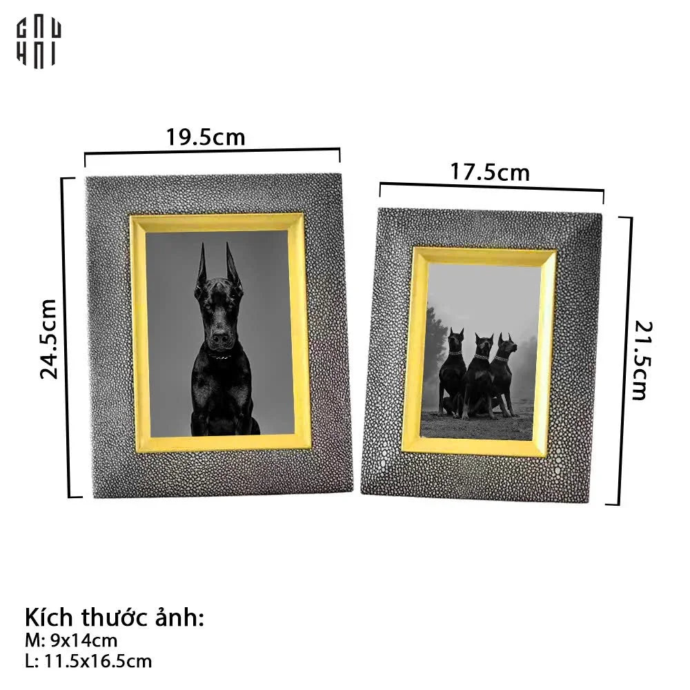 Maison Couture - Set Khung Ảnh Da Leather Tiffany Élégance-KHUNG ẢNH-CẬU HAI HOME DECOR