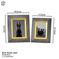 Maison Couture - Set Khung Ảnh Da Leather Tiffany Élégance-KHUNG ẢNH-CẬU HAI HOME DECOR