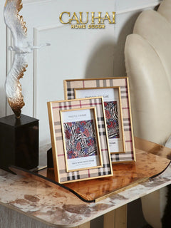Maison Couture - Set Khung Ảnh Vintage Check Heritage-TƯỢNG TRANG TRÍ-CẬU HAI HOME DECOR