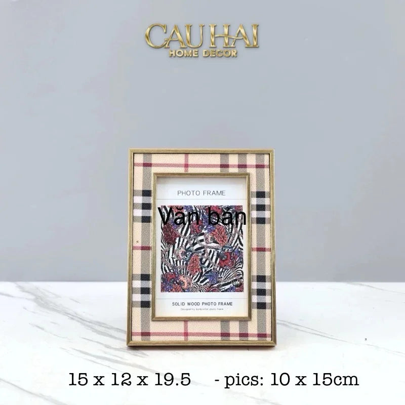 Maison Couture - Set Khung Ảnh Vintage Check Heritage-TƯỢNG TRANG TRÍ-CẬU HAI HOME DECOR