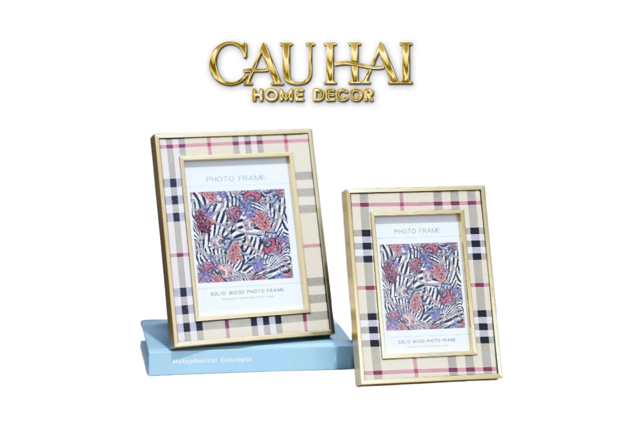 Maison Couture - Set Khung Ảnh Vintage Check Heritage-TƯỢNG TRANG TRÍ-CẬU HAI HOME DECOR