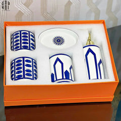 Maison Couture - Set Nhà Tắm 5 Món "Dây Cương Kỵ Sĩ H Class Tressé Harnais Équestre Bathroom Vanities-PHỤ KIỆN NHÀ TẮM-CẬU HAI HOME DECOR