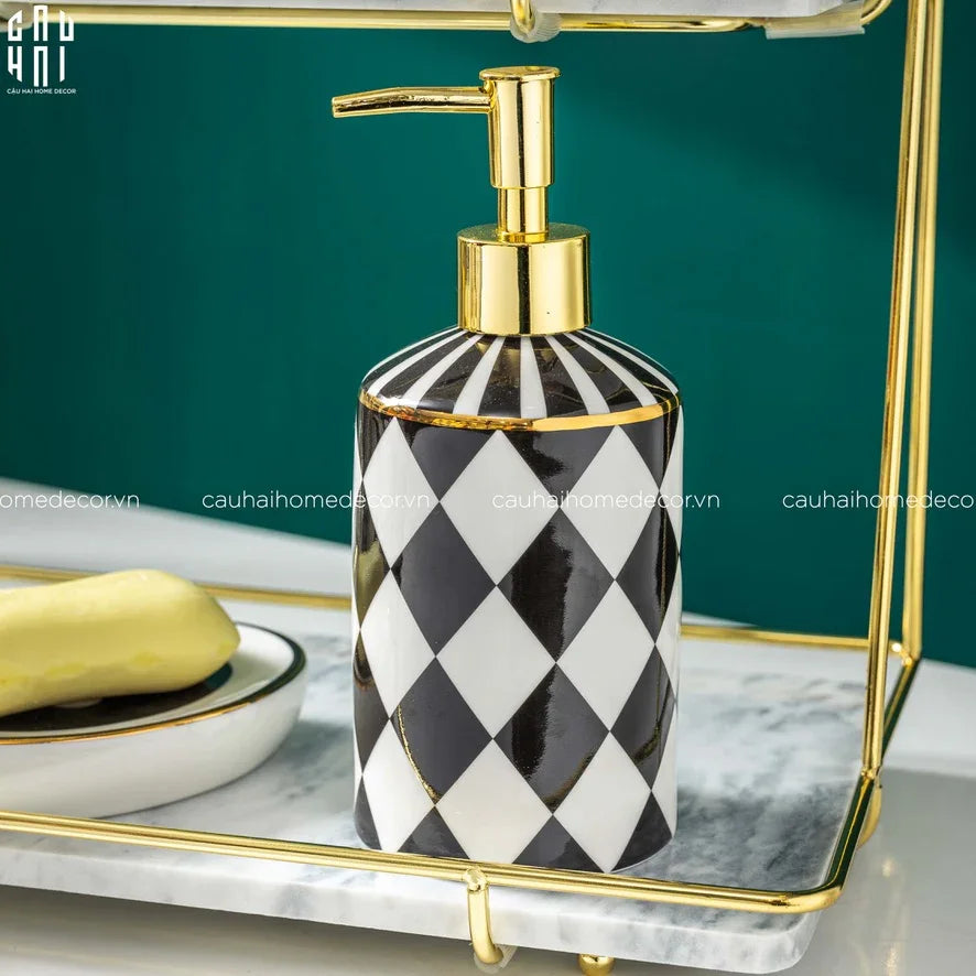 Maison Couture - Set Nhà Tắm Château Clover Signature - L’Atelier Rayé Bathroom Vanity 5pcs-Set nhà tắm bathroom vanities-CẬU HAI HOME DECOR