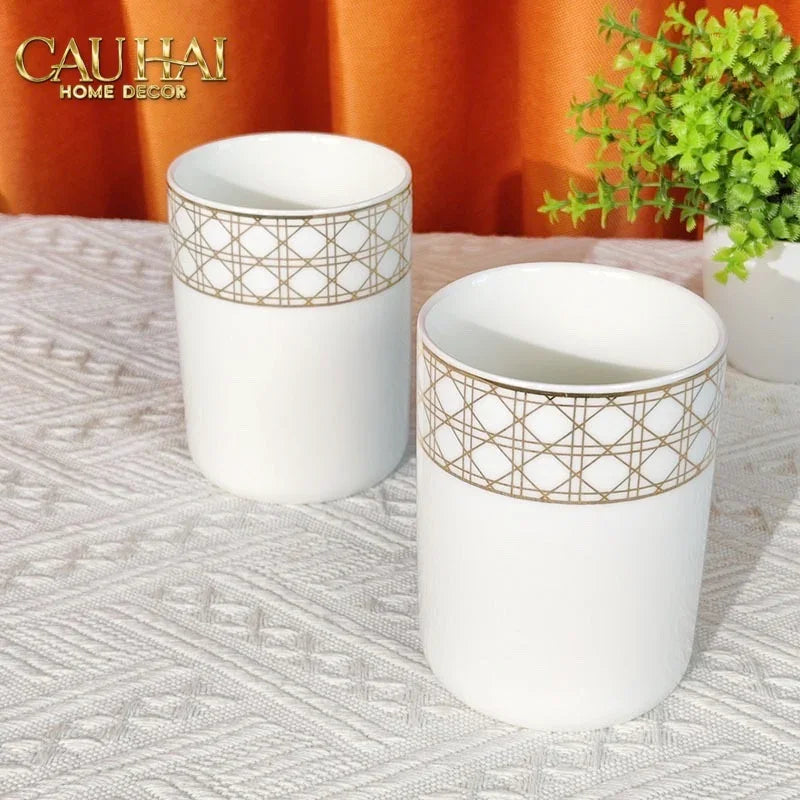 Maison Couture - Set Nhà Tắm D.O Blanc D'Ivoir Cannage Minimal Bathroom Vanity 4Pcs-Set nhà tắm bathroom vanities-CẬU HAI HOME DECOR