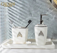 Maison Couture - Set Nhà Tắm G Class Élégance Miel Doré – Golden Queen Bee 5Pcs-Set nhà tắm bathroom vanities-CẬU HAI HOME DECOR