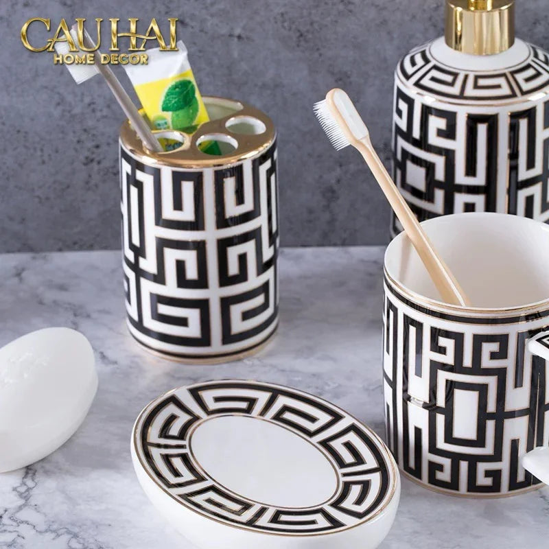 Maison Couture - Set Nhà Tắm GVC Class Symmetry Code · Intellectual Chic Bathroom Vanity 5Pcs-Set nhà tắm bathroom vanities-CẬU HAI HOME DECOR
